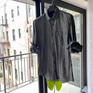 Zara Textured Dot Long Sleeve Shirted